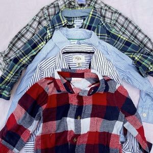 Toddler boys long sleeve shirt bundle